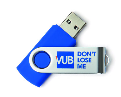 USB stick 8GB blauw don't lose me
