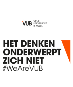 VUB logo T-shirt 2020 blauw