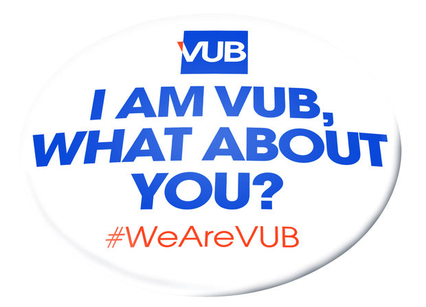 Button 'I am VUB, what about you?'