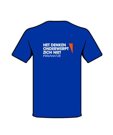 T-shirt 2020 blauw achterzijde
