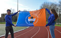 RPET flag 100x150cm with rope for mast